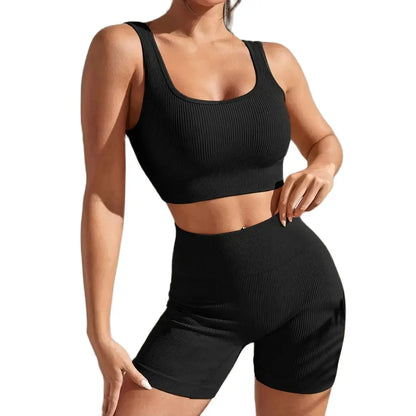 Seamless High Waist Yoga Fitness Set