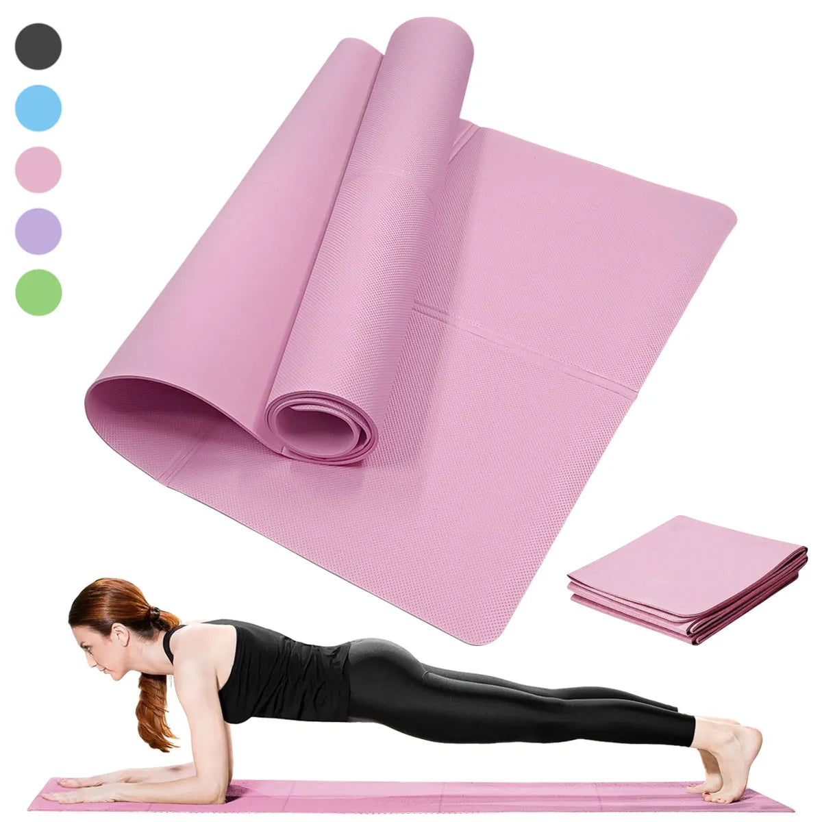 Non-Slip Yoga Mat Pilates Cushion