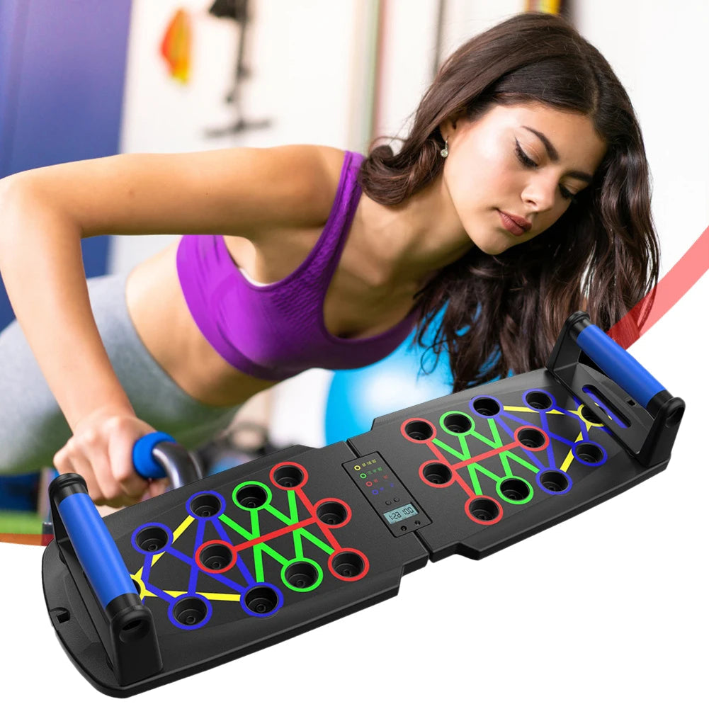 Portable Multifunctional Foldable Push-up Board